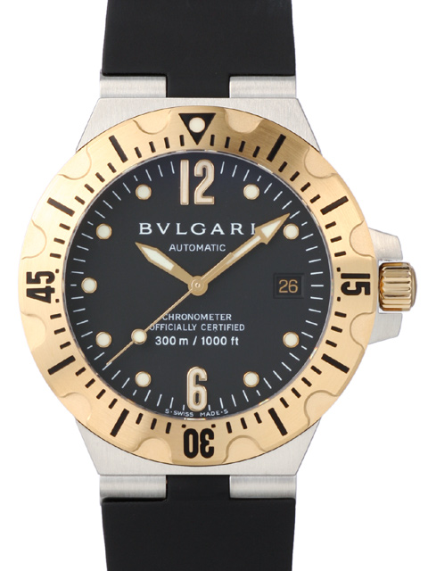 BVLGARI �f�B�A�S�m/�X�N�[�o �����Y�E�H�b�` SD40SGVD �f�B�A�S�m�X�N�[�o�u���b�N
